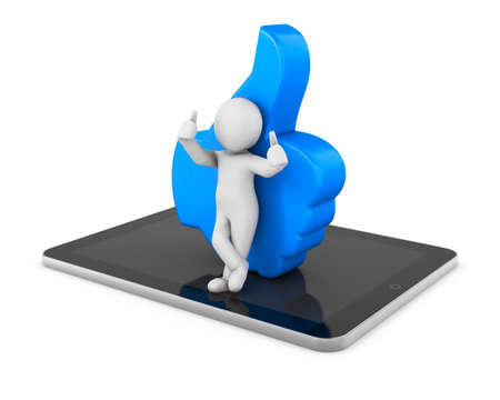 man and likeの写真素材