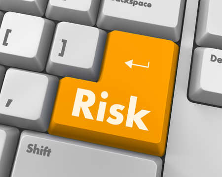 risk buttonの写真素材