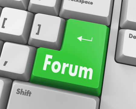 Forum keyboardの写真素材