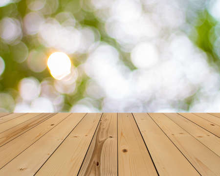 Wood floor texture in light color tone isolated on white background