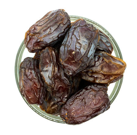Dates Palm fruit isolated on white background