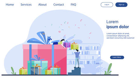 Businessman team  and Lady Brainstorming with cog  - flat design creativity  Modern design Idea and Concept Vector illustration Infographic template.のイラスト素材