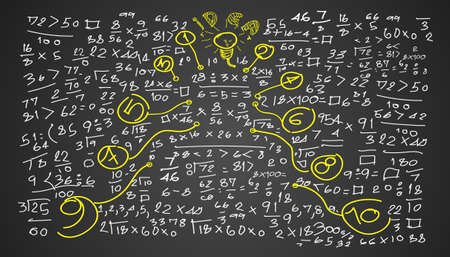 Light bulb Idea. plan think analyze creative startup business. illustration Creativity modern Concept Vector.のイラスト素材