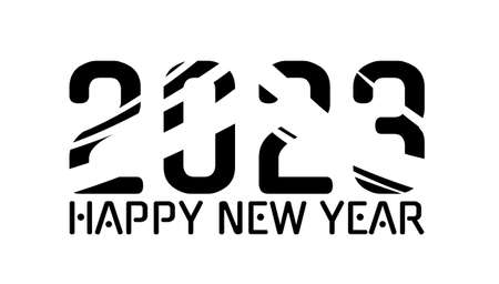 idea and concept think Creativity modern  2023 Happy New Year posters set. Design templates with ...