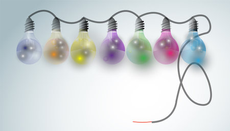 light bulb shine navigate for success  creative business thinking,set icon,modern Idea concept vectorの写真素材