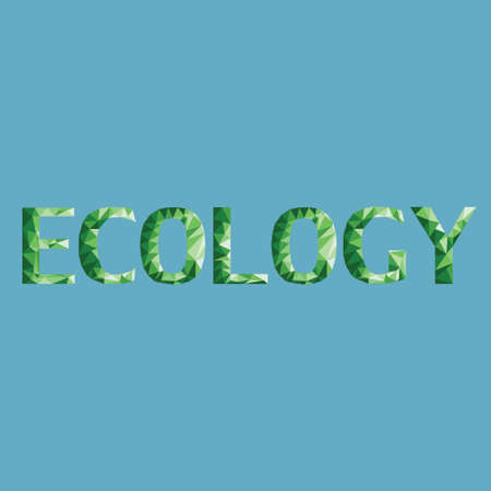 ecology character low polyのイラスト素材