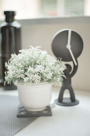 Black and White in the room.の写真素材