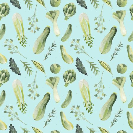 Hand drawn vegetables isolated on white background in unique trendy organic style. illustration for menu design, packaging, cooking book.の写真素材