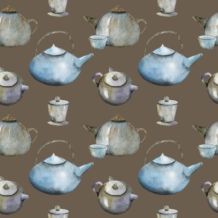 seamless kitchen pattern background, design, abstract, hand, icon, food, house, pattern, vintage, shopping, texture, coffee, kitchen,の写真素材