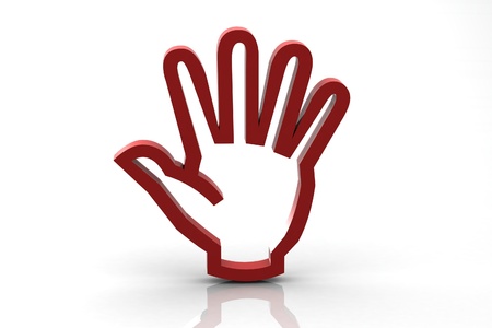 Stop hand 