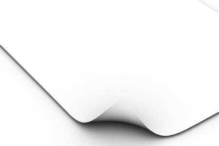 3d blank sheet of paperの写真素材