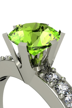 the beauty wedding ringの写真素材