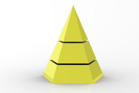 business pyramidの写真素材
