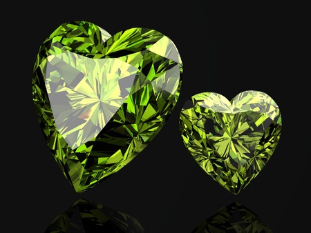 green diamond (high resolution 3D image)