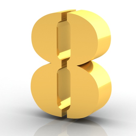 The Number 8 - Gold