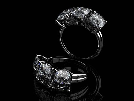 The beauty wedding ringの写真素材