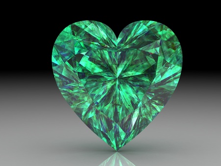 emerald (high resolution 3D image)の写真素材