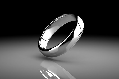 The beauty wedding ringの写真素材