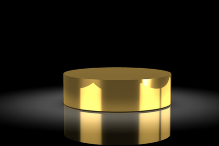 Empty  podium (high resolution 3D image)の写真素材
