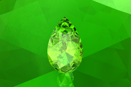 emerald (high resolution 3D image)の写真素材