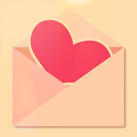 love design over beige backgroundの写真素材