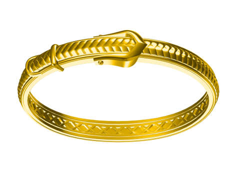 Bracelet isolated on whiteの写真素材