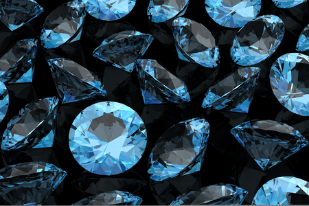 aquamarine(high resolution 3D image)の写真素材