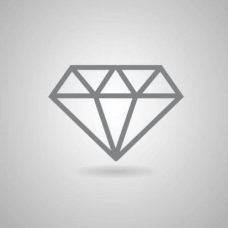diamond iconのイラスト素材