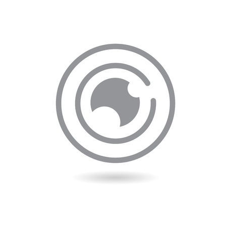 eye vector icon, vector best flat iconのイラスト素材