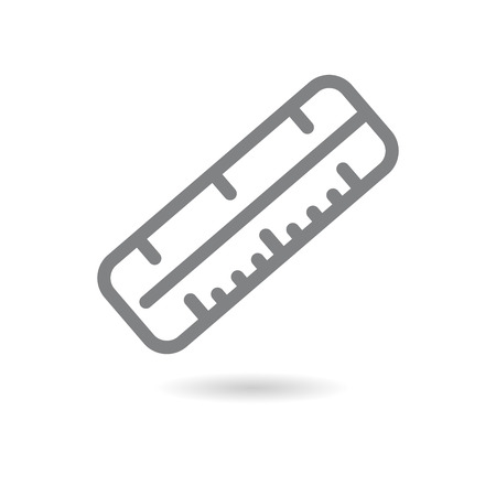 ruler vector icon,のイラスト素材