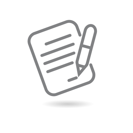 Legal Documents vector icon,のイラスト素材