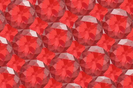Vintage crystal facet background.3D illustration.の写真素材