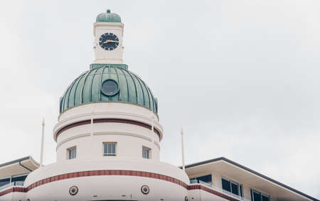 Napier, New Zealand -November-19-2017 : The T&G building an iconic art deco landmark building in Napier town, New Zealand.のeditorial素材