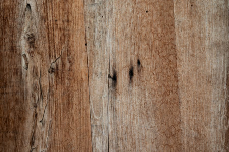 Full frame shot of hard wooden panel background and texture. Wooden wall used in building construction offer significant environmental benefits for aesthetic, economic etc.の写真素材