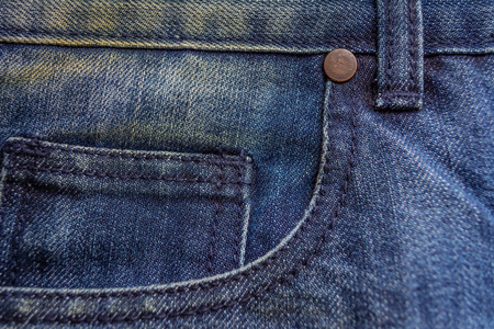Blue jeans pocket.の写真素材