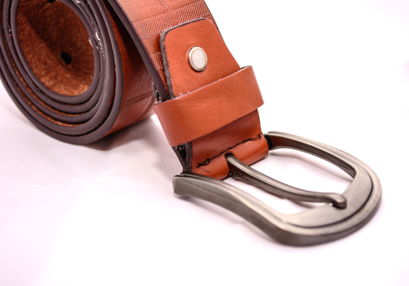 Leather beltの写真素材