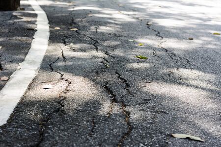cracked road