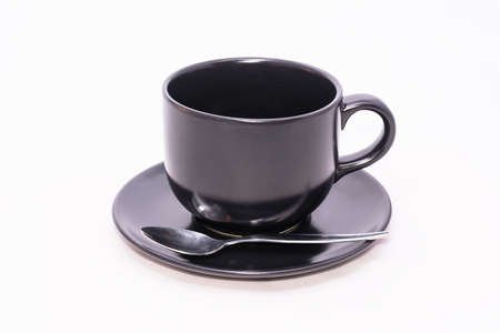 coffee cup over white backgroundの写真素材