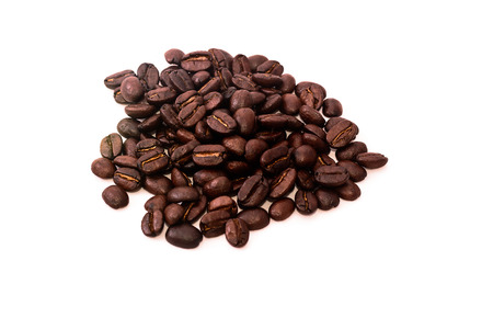 brown coffee, brown coffee on white backgroundの写真素材