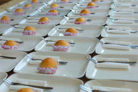 Cake Brake break/Cake in Meeting/Cake in Conference.の写真素材