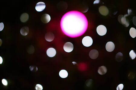 Blurred lightsの写真素材