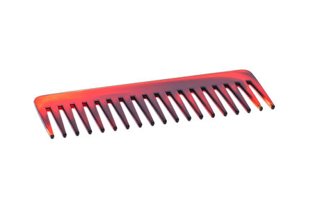 Hairbrush isolated on whiteの写真素材