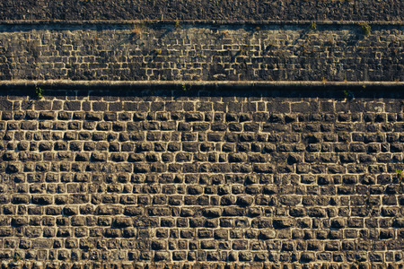 Wall of stones as a texture backgroundの写真素材
