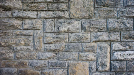 Gray stone bricksの写真素材