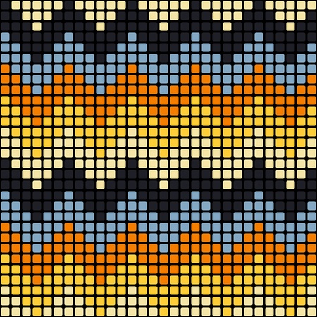  vector seamless chevron mosaic patternのイラスト素材