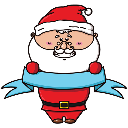 Santa labelのイラスト素材