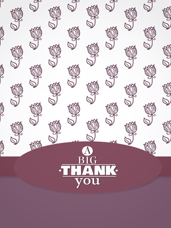 invitation card Seamless vector pattern with tulips on backgroundのイラスト素材