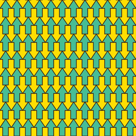 simple arrows pattern. Vector cute abstract seamless pattern with arrowsのイラスト素材