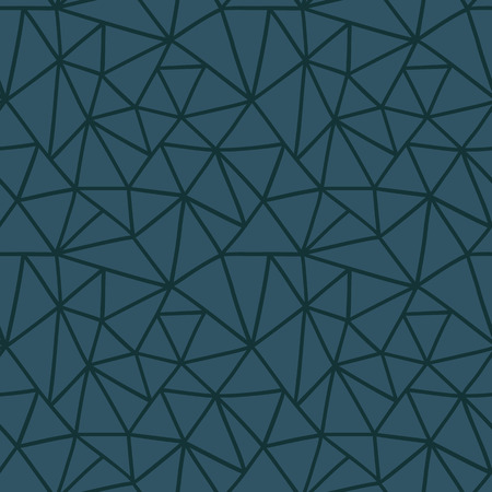 Simple abstract pattern. Vector hand drawn seamless patterns with trianglesのイラスト素材