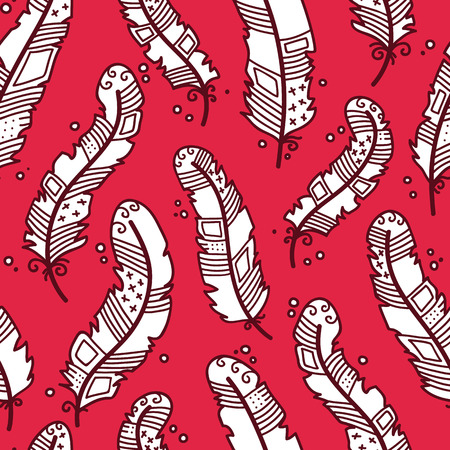 abstract feather pattern.のイラスト素材